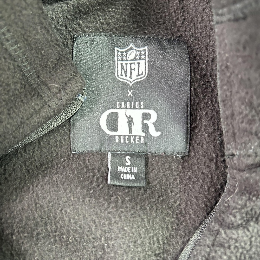New England Patriots Fleece Sweatshirt Mens Small Black NFL Darius Rucker - Picture 3 of 10